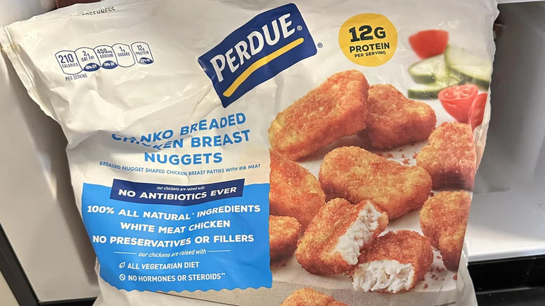 A bag of Perdue's Panko Breaded Chicken Nuggets.