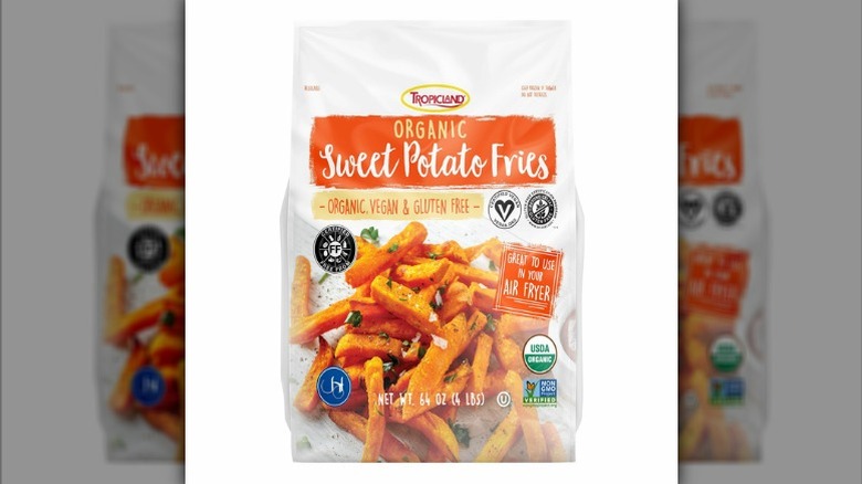 A bag of Tropicland Sweet Potato Fries