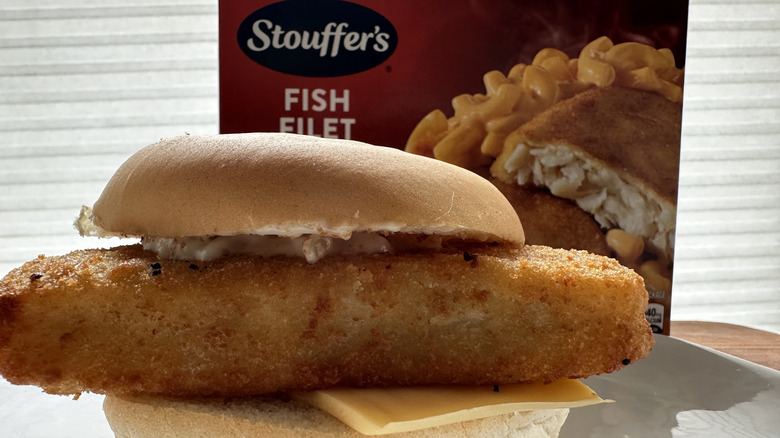 Stouffer's Fish Filet Frozen Meal with fish sandwich