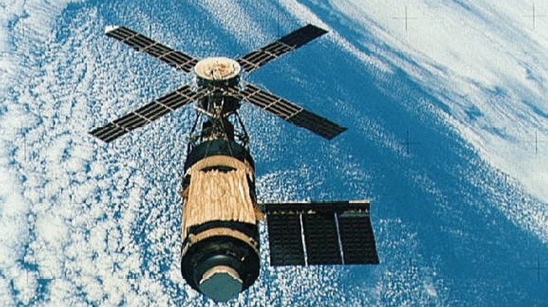 The space station Skylab in 1973.