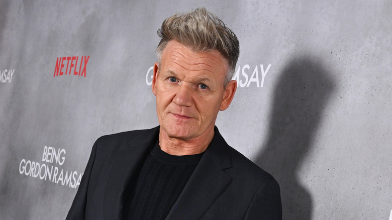 Gordon Ramsay on the red carpet for his Netflix docuseries "Being Gordon Ramsay"