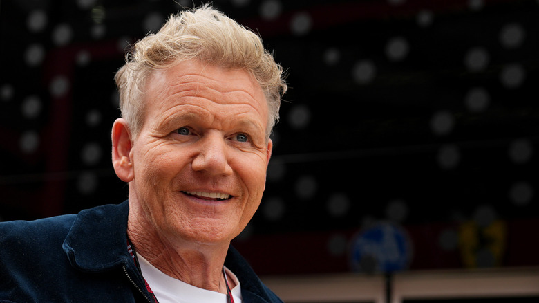 Gordon Ramsay smiling