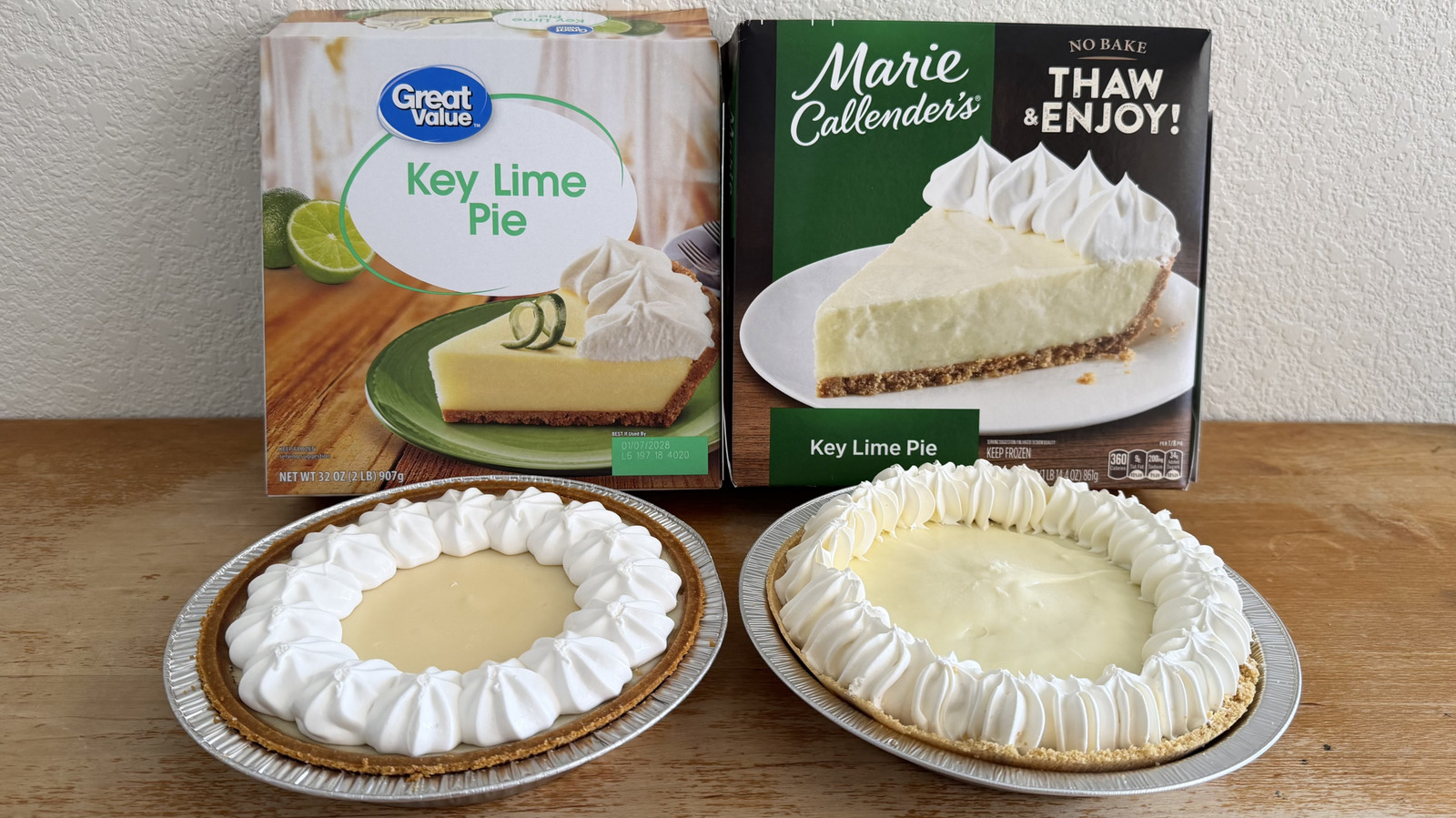 Walmart's Great Value Vs Marie Callender's: Who Makes The Better Frozen Key Lime...