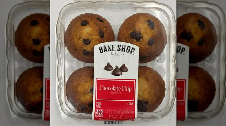 4-count Bake Shop Bakery chocolate chip muffins