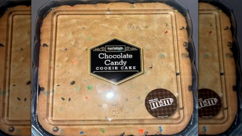 Walmart Marketside Chocolate Candy Cookie Cake in a box