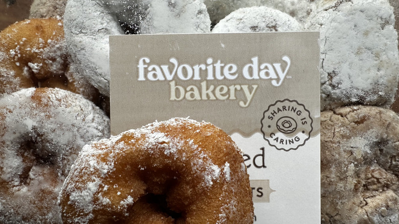 Favorite Day donuts in plastic container