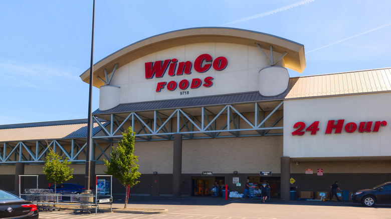WinCo storefront on sunny day