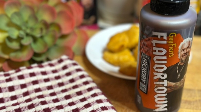 Gut Fieri's Hickory BBQ sauce bottle