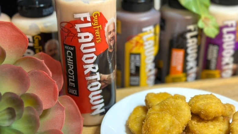 Gut Fieri's Chipotle sauce bottle