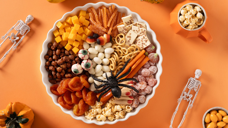 A Halloween-themed snack bowl