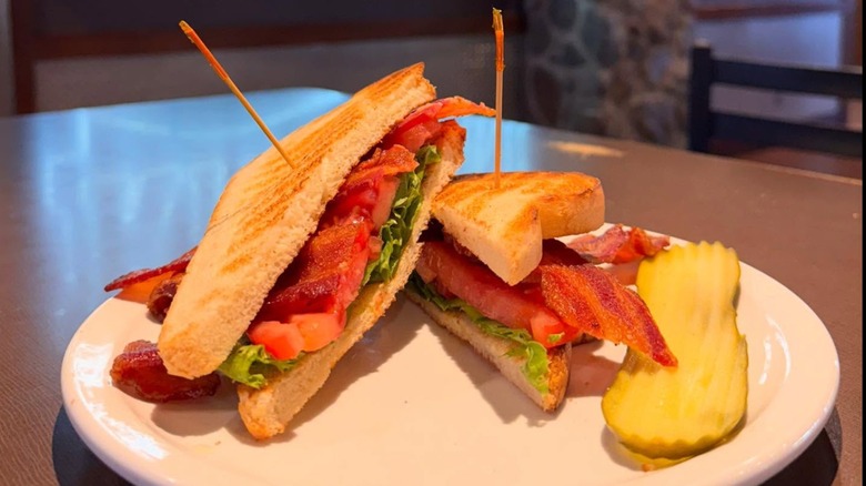 Iowa 80 kitchen BLT sandwhich