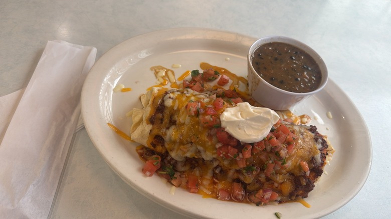 Ranchero burrito from Midnight Diner