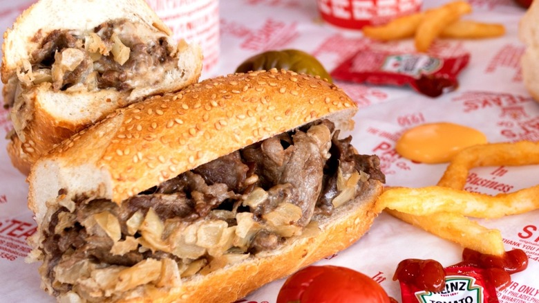 Philly Cheese steak from Pat's King of Steaks