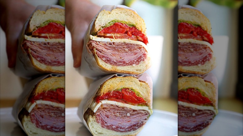 The Italian Special from Faicco's Italian Specialties, NYC, mirrored