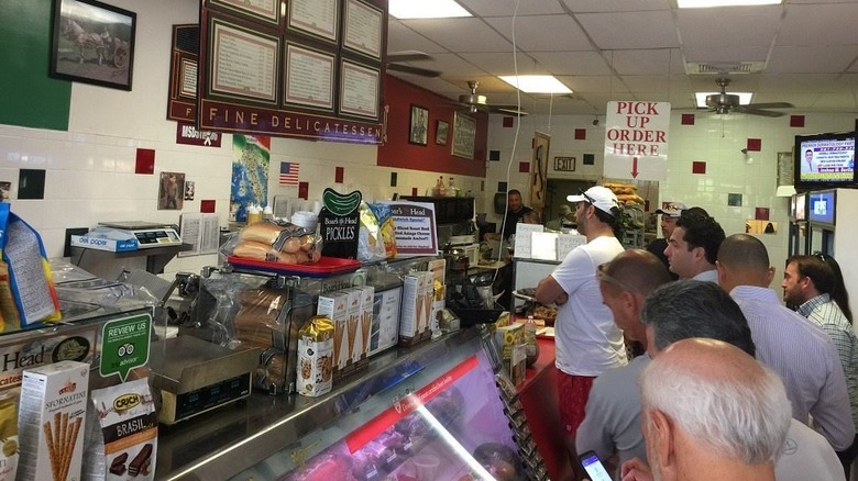 Interior of V & S Italian Deli, Florida