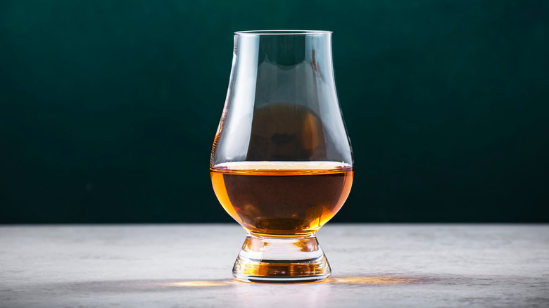 Bourbon in a Glencairn glass
