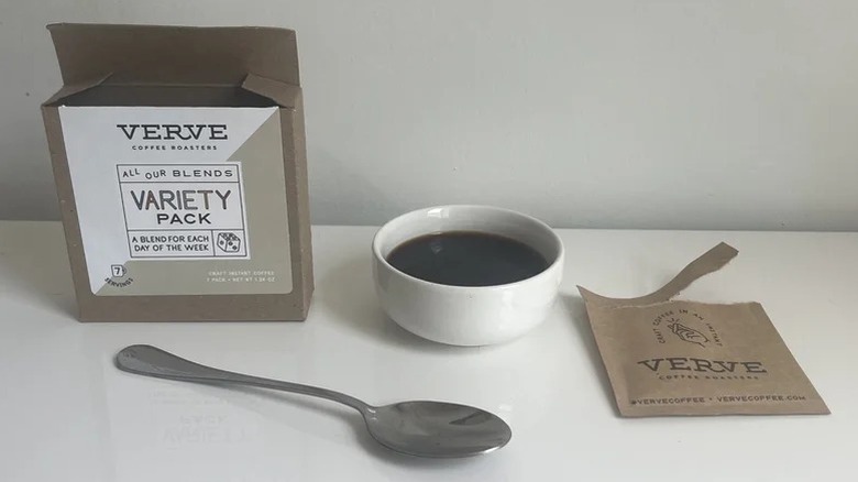 Verve instant coffee.