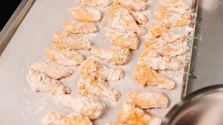Breaded chicken
