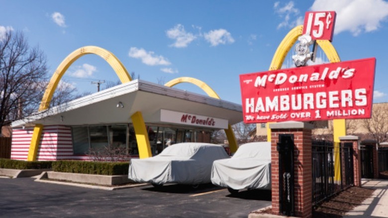 The first McDonald's franchise in Des Plaines, Illinois