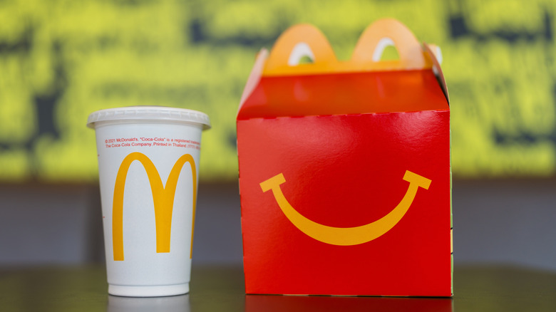 McDonald's Happy Meal with drink