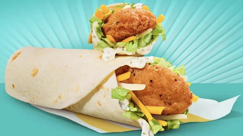 Two McDonald's Snack Wraps