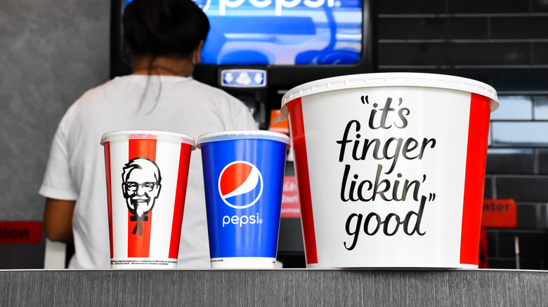 KFC and Pepsi products