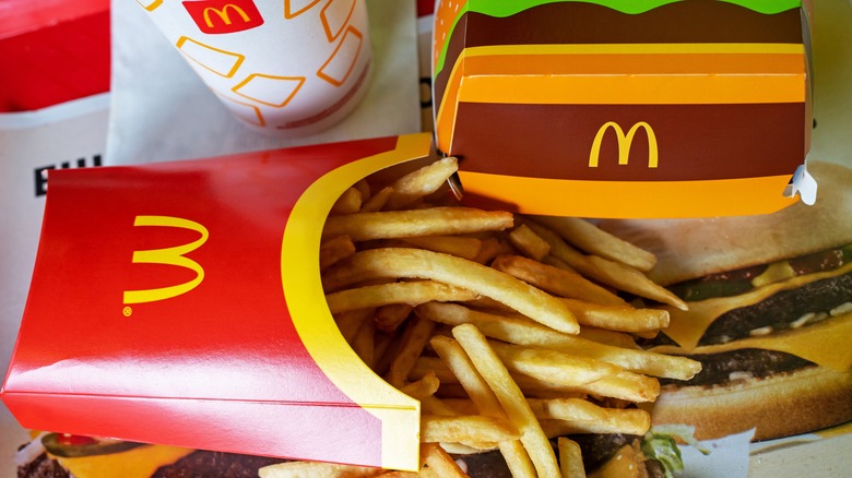 Big Mac, fries, and a drink