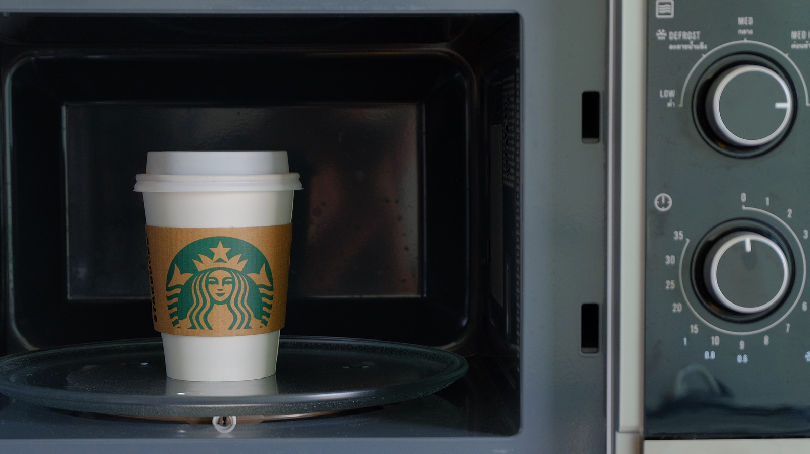 Here's Why You Shouldn't Microwave Paper Starbucks Coffee Cups