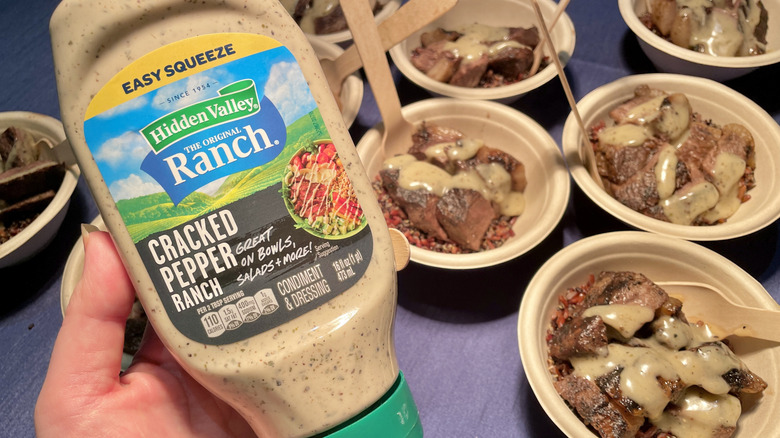 New Hidden Valley Cracked Pepper Ranch sauce