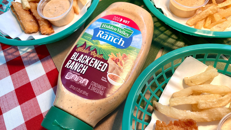 Hidden Valley's new Kickin' Cajun Blackened Ranch sauce