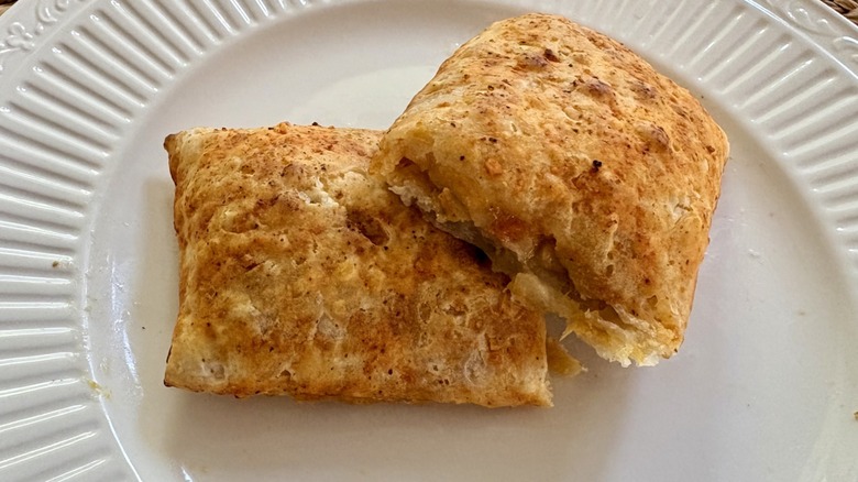 Hot Pockets Snack Breaks Melty Nacho Beef flavor on a plate