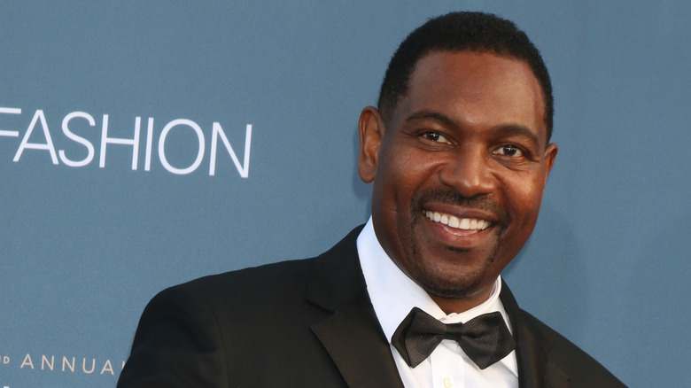 Close up of Mykelti Williamson on red carpet