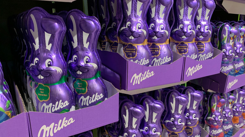 Aisle of Easter candy