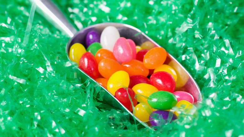 Jelly Beans in Easter grass