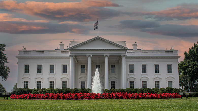 Front exterior of the White House