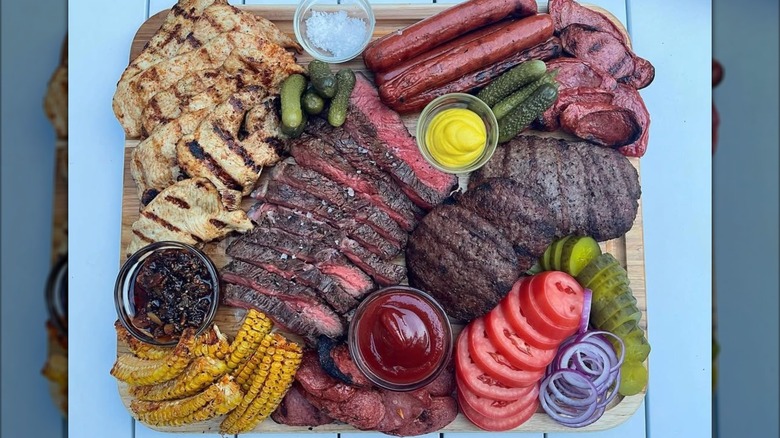 BBQ charcuterie board