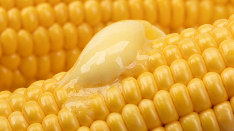 corn on cob with butter