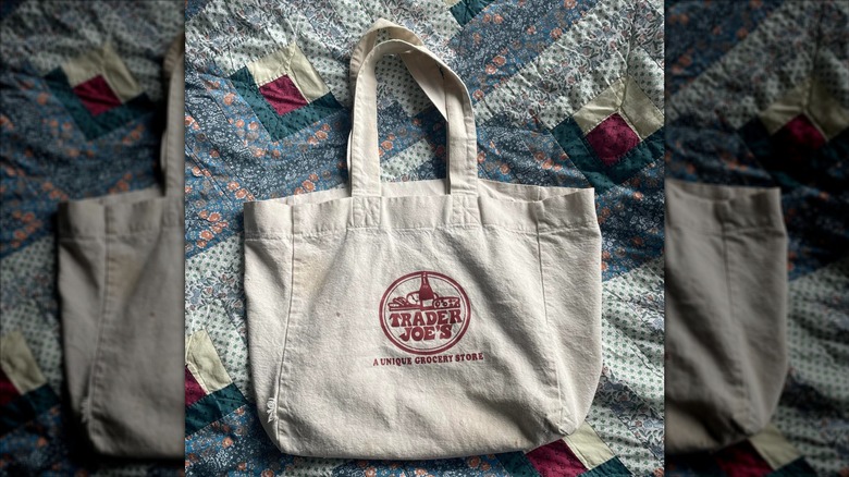 Trader Joe's "A unique grocery store" canvas tote bag
