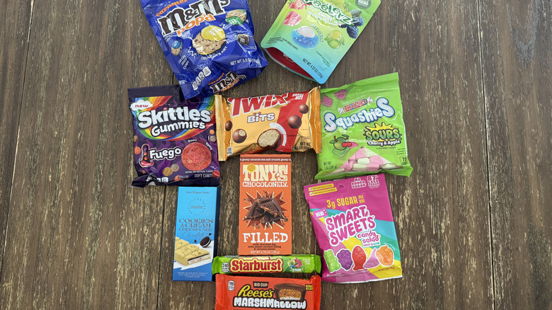 Top view of 10 new candies for 2026