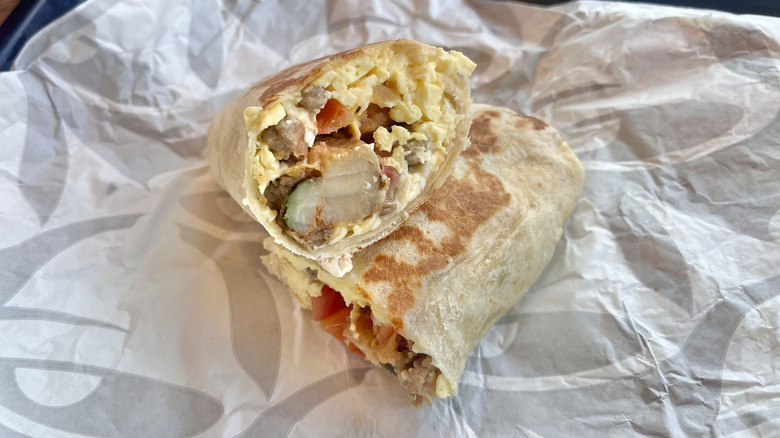 Grande Toasted Breakfast Burrito Sausage