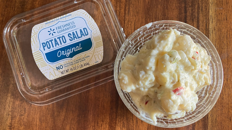 A bowl of pale Freshness Guaranteed Original Potato Salad