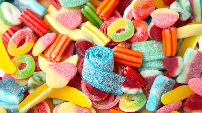An assortment of candy.