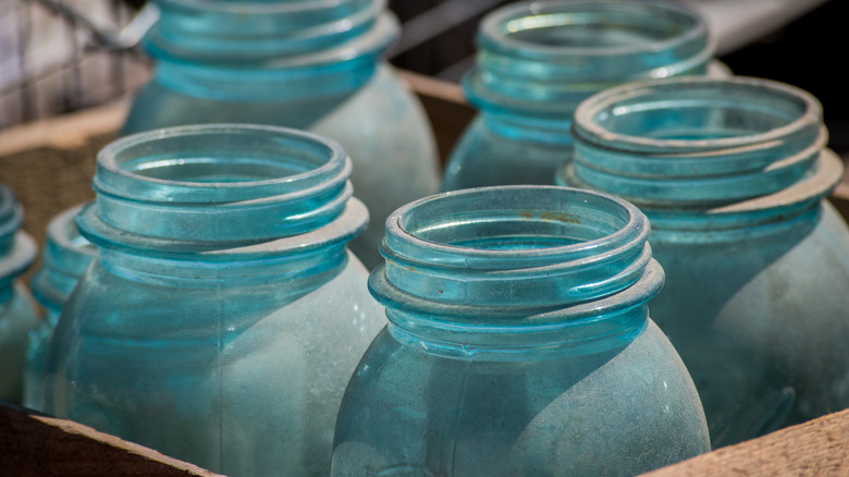 Mason jars without lids