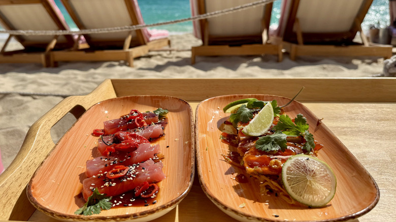 Tuna dish from Babacool in St. Maarten