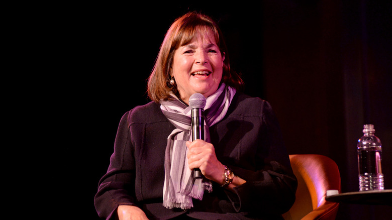 Ina Garten speaks onstage during a talk with Helen Rosner at the 2019 New Yorker Festival on October 12, 2019 in New York City.