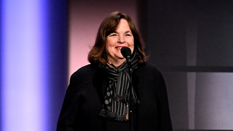 Ina Garten speaking during her Webby Award win