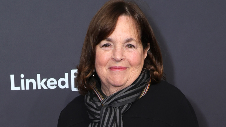 Ina Garten smiling in scarf