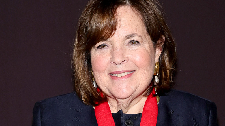 Ina Garten wearing library medallion