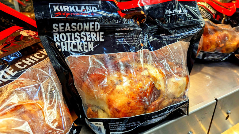 kirkland rotisserie chicken in bag