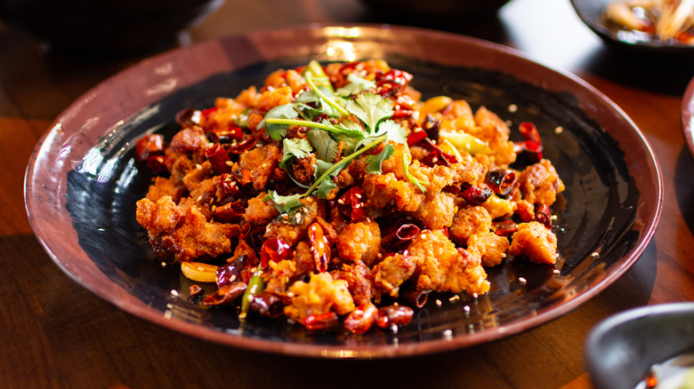 Chinese Sichuan pepper cumin lamb